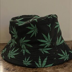 Kush Bucket Hat Black and Green